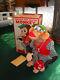 Mint 1950's Or 60's Battery Operated Crap Shooting Monkey Toy Mib Japan Alps