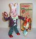 Mint 1950s Battery Operated Bunny The Magician Circus Carnival Magic Tin Toy Mib