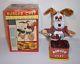 Mint 1950s Battery Operated Burger Chef Tin Litho Dog Toy Japan Piggy Cook Works