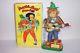Mint 1950s Battery Operated Rock'n' Roll Monkey Tin Litho Toy Gibson Guitar Mib
