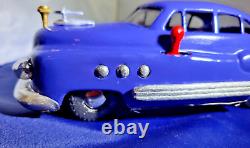 MIZUNO 1950S JAPAN TIN ELECTROMOBILE 8 BUICK with HEADLIGHTS/F&R MOTOR RESTORED