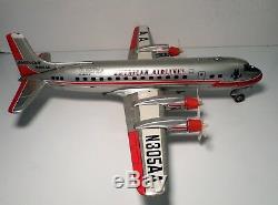 Marx Line-mar American Airlines Electra Dc7 Battery Operated Airplane