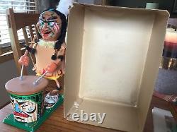 Marx Nutty Mad Indian with War Whoop / Battery Operated / Working / With Box