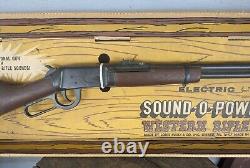 Marx Sound O Power Battery Operated Western Rifle With Box