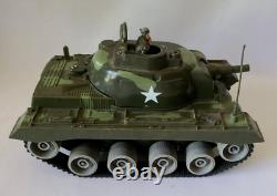 Marx Toys Battery-Operated Cap Firing Tank Camouflaged