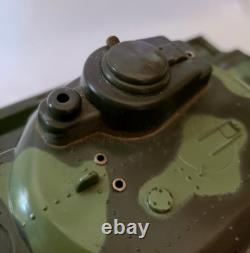Marx Toys Battery-Operated Cap Firing Tank Camouflaged