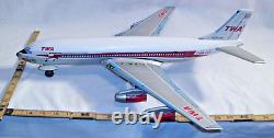 Marx Twa Boeing Super Jet Aircraft Large Tin Battery Toy Japan