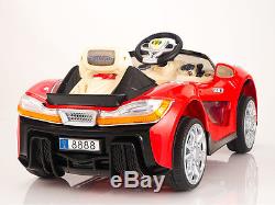 Maserati Style 12V Kids Ride On Car Electric Power Wheels Remote Control Red