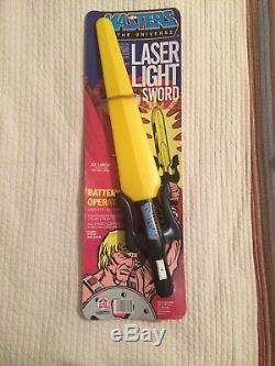 Masters Of The Universe Laser Light Sword New In Box! Mattel 1984 He Man