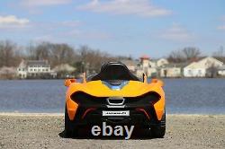 Mclaren P1 Orange 12v-Dual Motor Electric Power Ride On Car with Remote Control