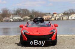 Mclaren P1 Red 12v-Dual Motor Electric Power Ride On Car with Remote Control