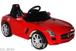 Mercedes 6v Battery Powered Electric Ride On 2-5 years Kids Toy Car Remote Red