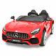 Mercedes Benz 12v Electric Kids Ride On Toy Cars With Remote Control Mp3 Led Red