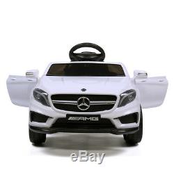 Mercedes Benz 6V Electric Kids Ride On Car Licensed MP3 RC Remote Control White