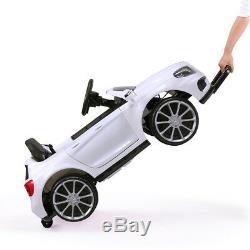 Mercedes Benz 6V Electric Kids Ride On Car Licensed MP3 RC Remote Control White