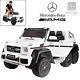 Mercedes Benz Amg G63 6x6 12v Eectric Ride On Car, 6 Motors Remote Control White