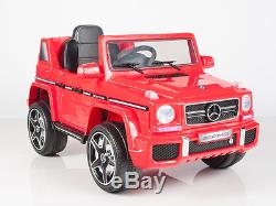 Mercedes Benz G63 12V Battery Power Ride On Car Kids Toy Truck with Parent Remote