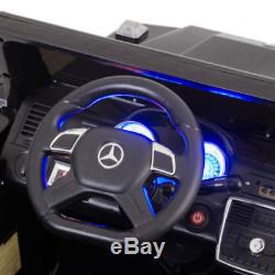 Mercedes Benz G65 Licensed 12V Electric Kids Ride On Car RC Remote Control Black
