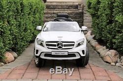 Mercedes-Benz GLA White Licensed Dual Motor 12V Kids Ride-On Car Remote Control