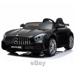 Mercedes-Benz GTR AMG 2 Seater Kids Ride on Battery Powered Electric Car with RC