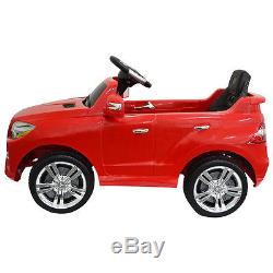 Mercedes Benz ML350 Licensed 6V Kids Ride On Car MP3 RC Remote Control Electric