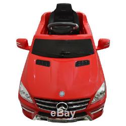 Mercedes Benz ML350 Licensed 6V Kids Ride On Car MP3 RC Remote Control Electric