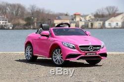 Mercedes Benz S63 12v-Dual Motor Electric Power Ride On Car with Remote Control