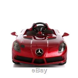 Mercedes Benz SLR McLaren 12V Electric Ride on Car for Kids with Remote Red