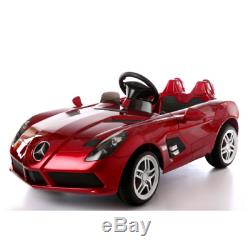 Mercedes Benz SLR McLaren 12V Electric Ride on Car for Kids with Remote Red