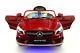 Mercedes Cla45 12v Kids Ride-on Car With R/c Parental Remote Cherry Red