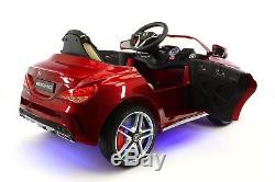 Mercedes CLA45 12V Kids Ride-On Car with R/C Parental Remote Cherry Red