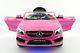 Mercedes Cla45 Amg 12v Kids Ride-on Car With Parental Remote Pink