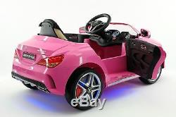 Mercedes CLA45 AMG 12V Kids Ride-On Car with Parental Remote Pink