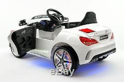 Mercedes CLA45 Sport 12V Kids Ride-On Car with R/C Parental Remote White