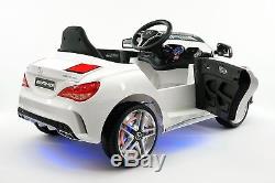 Mercedes CLA45 Sport 12V Kids Ride-On Car with R/C Parental Remote White