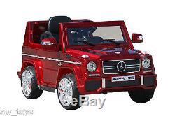 Mercedes G65 12v Battery Powered Electric Ride On 2-3 years Kids Toy Car Remote
