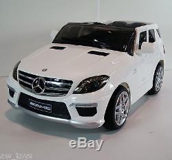 Mercedes ML63 12v Battery Powered Electric Ride On 2-7 years Kids Toy Car Remote