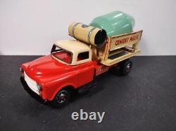 Modern Toys JAPAN Tin Metal CEMENT MIXER Battery Operated, Nice condition