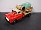 Modern Toys Japan Tin Metal Cement Mixer Battery Operated, Nice Condition