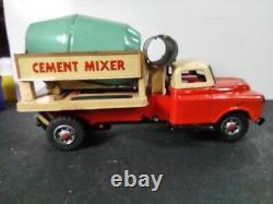 Modern Toys JAPAN Tin Metal CEMENT MIXER Battery Operated, Nice condition