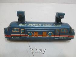 Monrail Cable Car Lincoln Mountain Excellent Cond N Box Battery Op Works Good