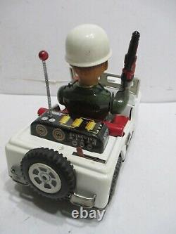 Mp Police Jeep With Shooting Mp Battery Op Excellent Condition Tested Works