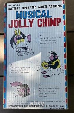 Musical Chimp Battery Operated with Box Doesn't Work Looks Great