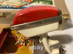 NBK Japan Wooden Boat Battery Operated Outboard Motor Box M-85