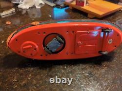 NEPTUNE TIN LITHO TOY TUG BOAT BATTERY OPERATED MODERN TOYS JAPAN 1950s/1960