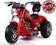 New -12v Battery Powered Kids Ride On Toy Chopper Motorcycle Car 3 Wheels Red