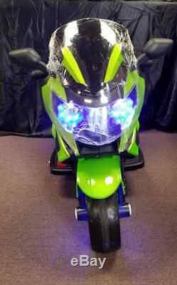 NEW LED 12V MOTOR CYCLE KIDS RIDE ON ELECTRIC SPORTS BIKE GIRLS, BOYS power wheel