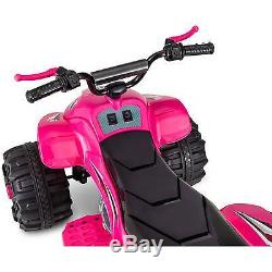 NEW Sport ATV Quad 12V Fits Two Battery Powered Ride On Pink Toy Car for Kids