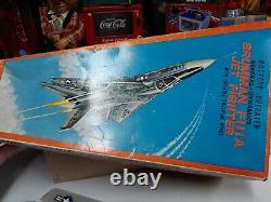 NOMURA GRUMMAN F111A JET FIGHTER TIN Japan Battery operated WORKS VIDEO