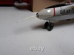 NOMURA GRUMMAN F111A JET FIGHTER TIN Japan Battery operated WORKS VIDEO